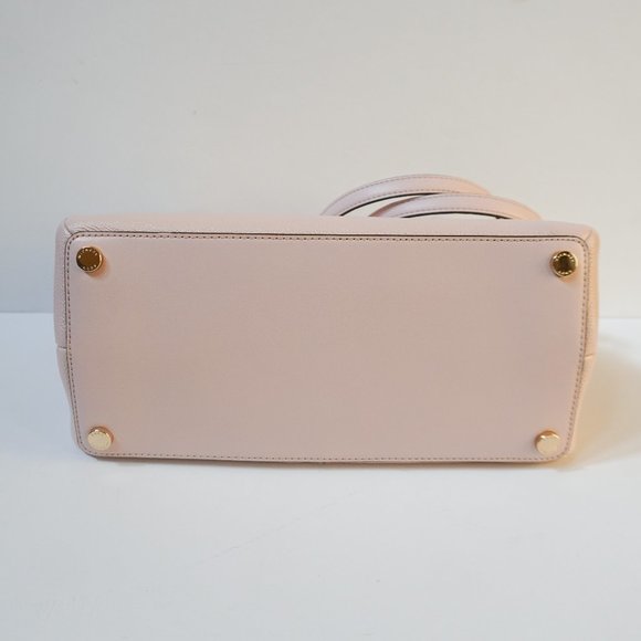 Michael Kors Tote Bag Pink + Wristlet Set Vanilla - Picture 4 of 14